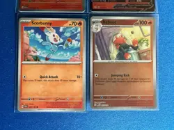 Cinderace V Shining Fates+Cinderace+Raboot RevHolo+Scorbunny 4-card lot - PWE - Image 4