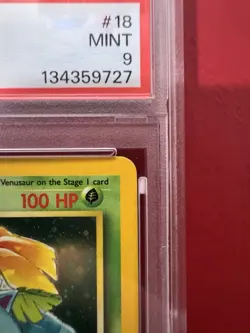 Venusaur 18/130 Holo Rare Base Set 2 Pokemon Card PSA 9 Mint New Cert - Image 4