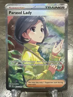 Parasol Lady - 255/182 - Pokemon Paradox Rift Special Illustration Rare Card NM - Image 1