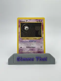 Unown [C] 57/105 Neo Destiny Uncommon Pokemon Card LP TCG - Image 1