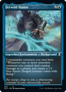 Feywild Visitor (ETCHED) FOIL Commander Legends: Battle for Baldur's Gate NM - Image 1