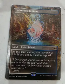 Hallowed Fountain (Borderless) Lorwyn Eclipsed Regular 2 sided - Image 1