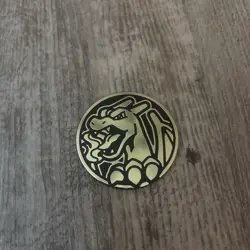 Charizard Official Pokemon TCG 2" Gold Jumbo Collector Flipping Coin - Image 1