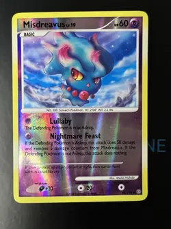 Pokemon Card - Misdreavus Stormfront 68/100 Common Reverse Holo - Image 1