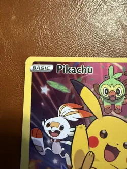 Pokemon Pikachu SWSH020 Sword Shield Promo Figure Full Art Card Collection Psa 7 - Image 3
