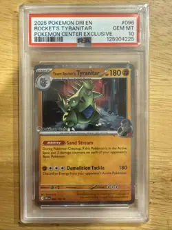 Team Rocket's Tyranitar (Pokemon Center Exclusive) 096/182 - Image 1