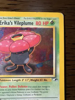 Erika's Vileplume - 5/132 - Pokemon Gym Heroes Unlimited Holo Rare Card MP-HP - Image 5