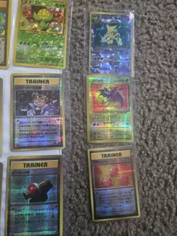 Pokemon Vending Stickers Lot of 61 Japanese Bandai 1996 Prism Swirl RARE Shiny - Image 3