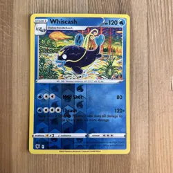 Pokemon TCG Whiscash Sword & Shield - Astral Radiance 036/189 Reverse Holo... - Image 1