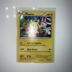 Pokemon Pikachu TCG XY95 Black Star Promo Holo Card - Image 1