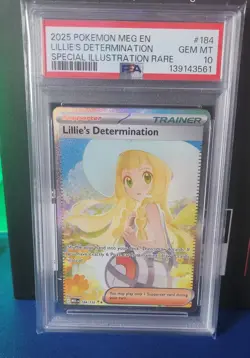 2025 Pokemon Meg En Lillie's Determination Special Illustration Rare #184 ... - Image 1
