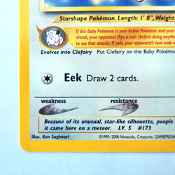 Cleffa 31/53 Pokemon TCG Black Star Promo NM Vintage 2001 Card - Image 5