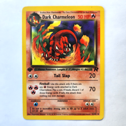 Dark Charmeleon 32/82 Pokemon TCG 1st Edition Team Rocket NM Vintage 2000 Card - Image 2