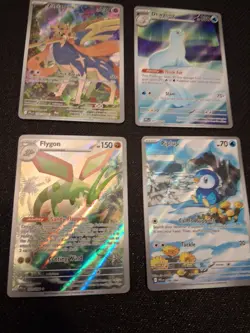 Pokemon TCG Phantasmal Flames Dewgong Piplup Zacian Flygon LOT of 4 NM MINT RAW - Image 4
