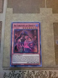 YUGIOH AD LIBITUM OF DESPIA BODE-EN011 SUPER 1ST ED NM - Image 1