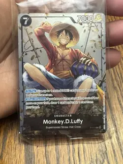 Monkey.D.Luffy (Tin Pack Set Vol. 2) P-075 One Piece Promotion Cards Foil SEALED - Image 1