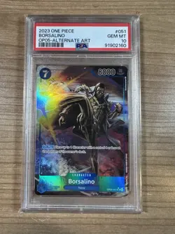 Borsalino 2023 One Piece Awakening of a New Era Alt Art #051 PSA 10 - Image 1