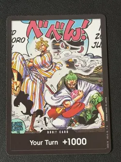 One Piece TCG Don Card OP06 Wings Of The Captain English NM Card - Image 1