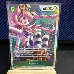 One Piece TCG - The Azure Sea's Seven - Perona OP14-033 SR - NM Foil - Image 1