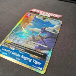 One Piece Gravity Blade Raging Tiger OP06-058 Alt Art PRB02 English NM - Image 3