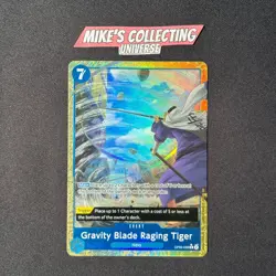 One Piece Gravity Blade Raging Tiger OP06-058 Alt Art PRB02 English NM - Image 4