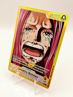 One Piece Jewelry Bonney OP13-100 (Alternate Art) Leader Yellow English - Image 1