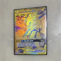 Pokemon TCG Pikachu & Zekrom GX TAG TEAM Promo Holo Card SM248 240HP Sm - Image 1