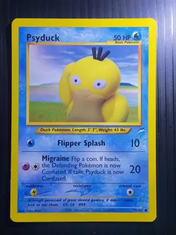 Pokemon TCG Card - Psyduck 79/105 Neo Destiny Common Vintage (Yuka Morii) - Image 1