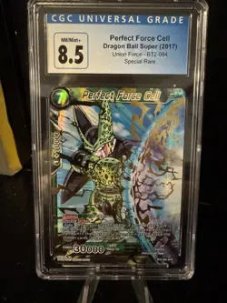 CGC 8.5 Perfect Force Cell Dragon Ball Super Card BT2-084 SPR Union Force dbs - Image 1