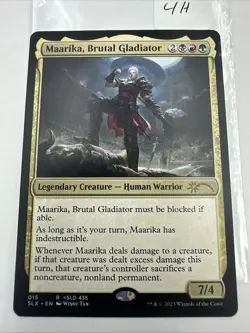 Maarika, Brutal Gladiator 15 NM Normal SLX Cards MTG EN - Image 2