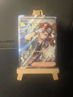 Pokemon TCG Roark Paradox Rift Holo Ultra Rare Trainer Card 242/182 - Image 1