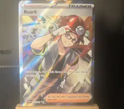 Pokemon TCG Roark Paradox Rift Holo Ultra Rare Trainer Card 242/182 - Image 2
