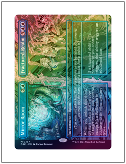 1x Mirror Room, Foil Borderless Art, Magic the Gathering MTG NM - Image 1