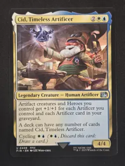 Cid, Timeless Artificer (0408) FINAL FANTASY 408 MTG - Image 1