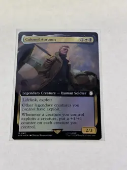 Colonel Autumn Extended Art Universes Beyond: Fallout Foil #411 - Image 1