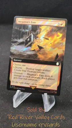 1x Megaton's Fate (Extended Art) (Surge Foil - Universes Beyond: Fallout - #916 - Image 1