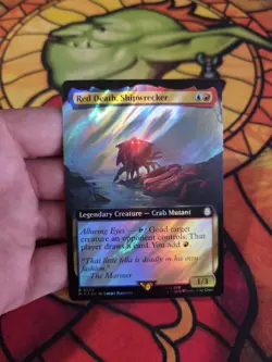 Red Death, Shipwrecker (Extended Art) (Surge Foil) Fallout MTG NM - Image 1