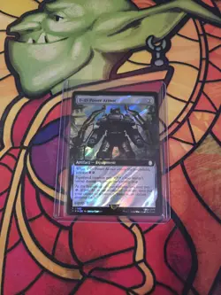 T-45 Power Armor (Extended Art) (Surge Foil) Fallout MTG NM - Image 3