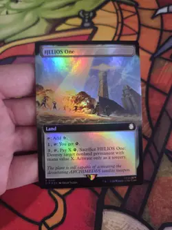 HELIOS One (Extended Art) Universes Beyond: Fallout Foil MTG NM - Image 1