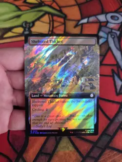 Sheltered Thicket (Extended Art) (Surge Foil) Universes Beyond: Fallout MTG NM - Image 1