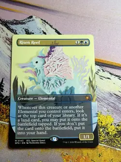 1x Risen Reef - Extended Art NM Eng MTG - Special Guests - Image 1