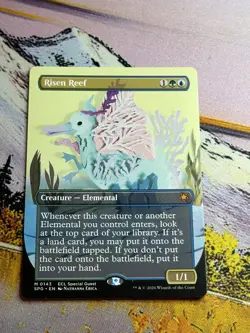 1x Risen Reef - Extended Art NM Eng MTG - Special Guests - Image 2