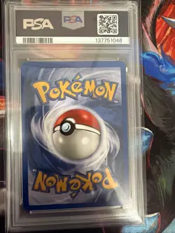 2000 Pokemon Eevee Holo W/ SWIRL BLACK STAR Promo Pokemon League #11 PSA 8 - Image 2