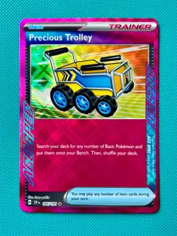 Precious Trolley 185/191 Surging Sparks ACE SPEC Rare Pokemon TCG SV - Image 1