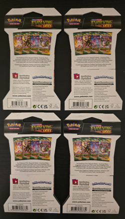 Pokemon Evolving Skies Sleeved Booster Pack Complete Art Set - 3 Sets Available! - Image 2