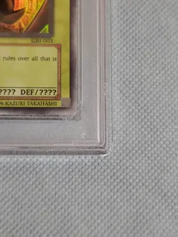 Yugioh 2003 Winged Dragon of Ra Ultra Rare GBI-003 (Game Boy Advance) PSA 9 - Image 3