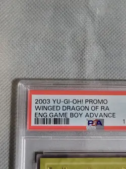 Yugioh 2003 Winged Dragon of Ra Ultra Rare GBI-003 (Game Boy Advance) PSA 9 - Image 5