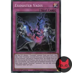 Yugioh Exosister Vadis GRCR-EN024 Super Rare 1st Edition NM - Image 1