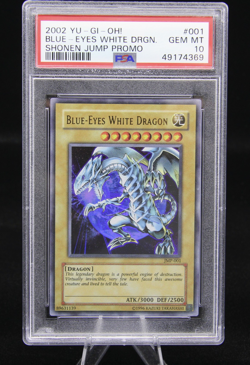 2002 Yu-Gi-Oh! Blue Eyes White Dragon Shonen Jump Promo JMP-001 PSA 10 - Image 2