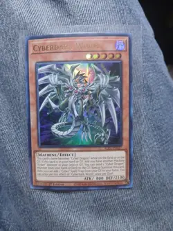 Yu-Gi-Oh Cyberdark Wurm ALIN-EN027 Alliance Insight 1st Edition - Image 2